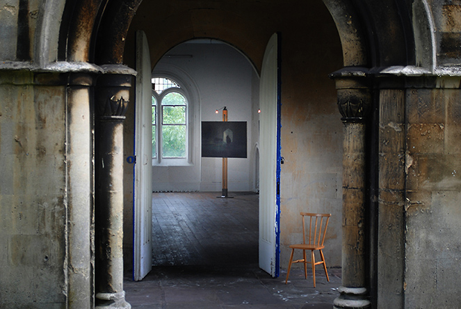 Art Posts help an artist exhibit her work at the atmospheric Walcot Chapel in Bath