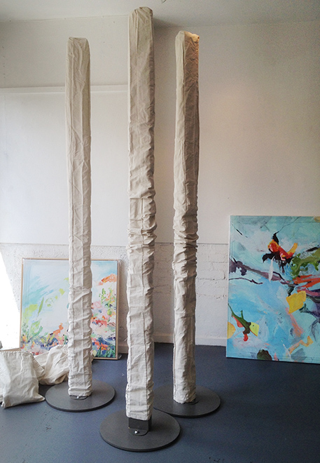 A solo exhibition for an artist at Hamilton House, Bristol with Art Posts