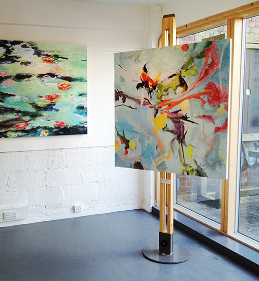 A solo exhibition for an artist at Hamilton House, Bristol with Art Posts